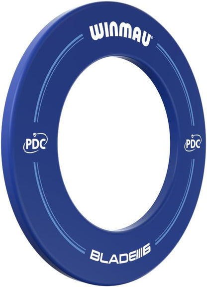 | Blade 6 | PDC Endorsed | Dart Board Surround Ring | Blue | Wall Protector from Stray Darts | Fits All Boards Including Blade Series | Professional Darts Accessories