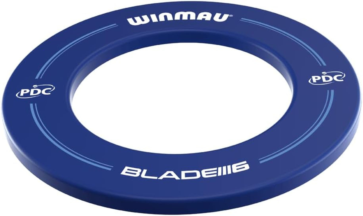| Blade 6 | PDC Endorsed | Dart Board Surround Ring | Blue | Wall Protector from Stray Darts | Fits All Boards Including Blade Series | Professional Darts Accessories