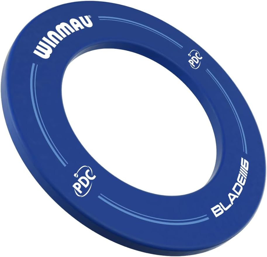 | Blade 6 | PDC Endorsed | Dart Board Surround Ring | Blue | Wall Protector from Stray Darts | Fits All Boards Including Blade Series | Professional Darts Accessories