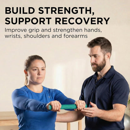Flexbar Resistance Bar, Tennis Elbow, Physical Therapy, M, Green | Flex Therapy Bar for Physical Therapy, Wrist and Forearm Exercise, with Non Slip Grip and Compact Design