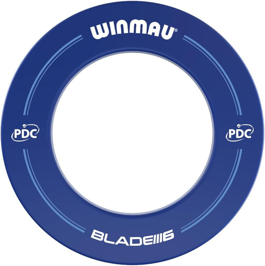| Blade 6 | PDC Endorsed | Dart Board Surround Ring | Blue | Wall Protector from Stray Darts | Fits All Boards Including Blade Series | Professional Darts Accessories