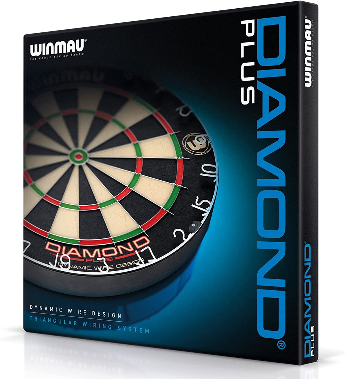 |Diamond plus Dart Board, Cabinet Set or Surround Set | Professional  Dart Board | Staple-Free Bullseye | Angled Wiring Reduces Bounce-Outs