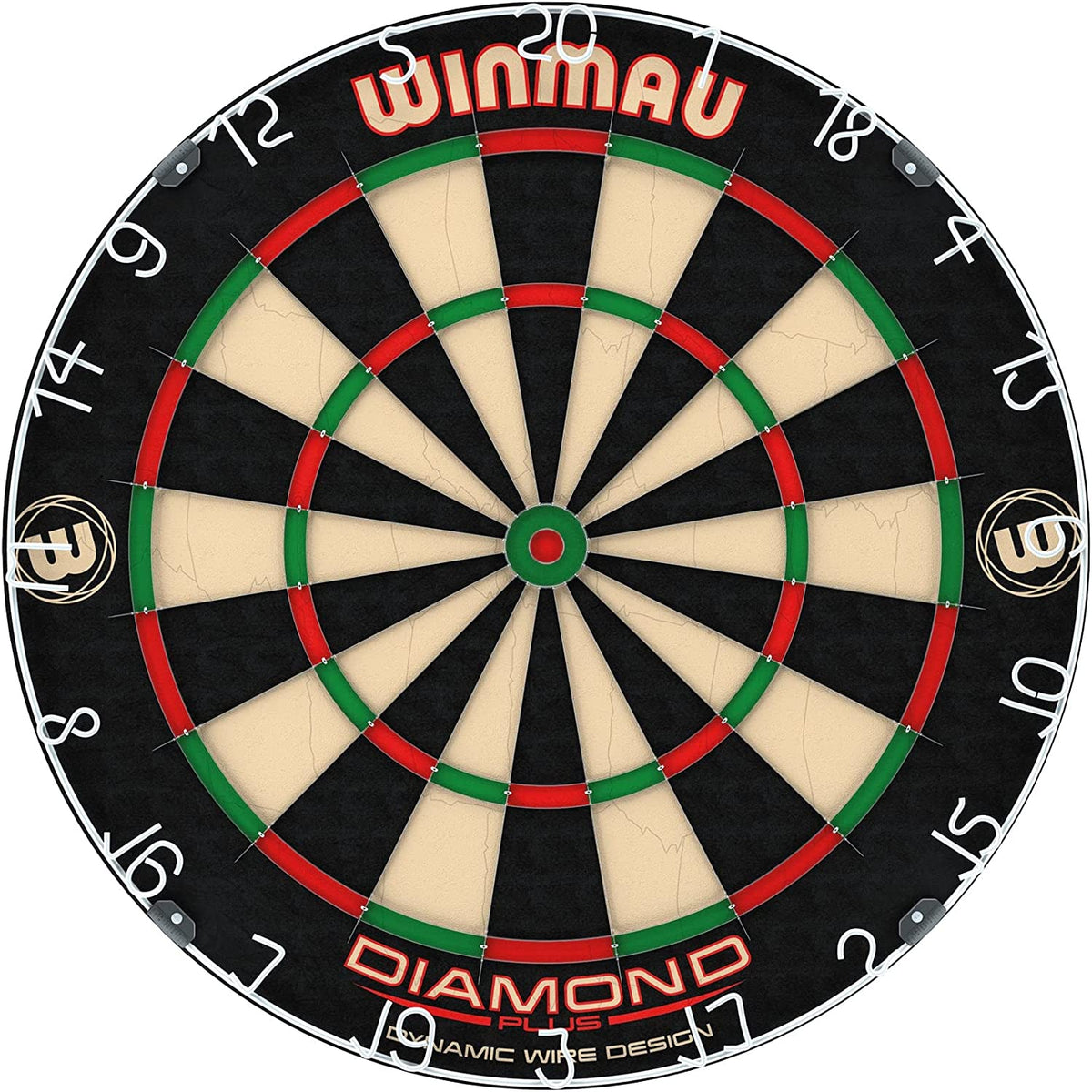 |Diamond plus Dart Board, Cabinet Set or Surround Set | Professional  Dart Board | Staple-Free Bullseye | Angled Wiring Reduces Bounce-Outs