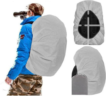 12000Mm Waterproof Backpack Rain Cover for Hiking Camping Travel | 12000Mm Ultra-Waterproof, Upgraded Ultra-Strong Multilayer Fabric, Antislip Cross-Buckle Strap, for Outdoor Commuting School