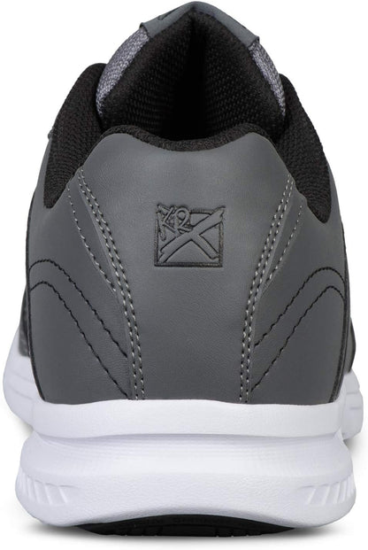 Flyer Lite Slate Men'S Athletic Bowling Shoe with #8 Slide Pad on Both Shoes for Right and Left Handed Bowlers - Available in Medium and Wide
